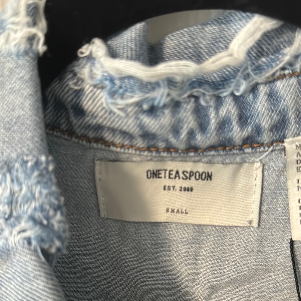 One Teaspoon Multicolored Midi Buttoned Frayed Dr… - image 2